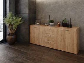 Szafka HUGOS 180, dąb craft złoty