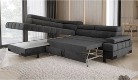 Narożnik SELVA L z funkcją spania i pojemnikiem Lewostronny w tkaninie SALVADOR 20 WERSAL