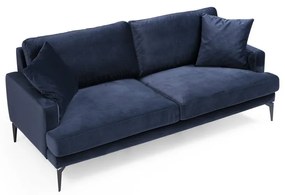 Ciemnoniebieska sofa 175 cm Papira – Balcab Home