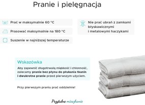 Ręcznik SOFT 50x90 cm żółty, 100% bawełna