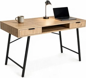 Industrialne biurko w kolorze dąb artisan 120 cm S9-L59