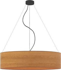 Lampa wisząca z fornirowym abażurem 80 cm - R8-Z91