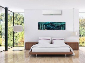 Obraz - Turkusowa noc (170x50 cm)