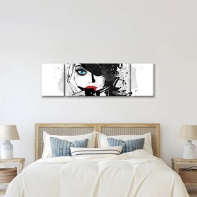 Obraz - Tajemnicza kobieta (170x50 cm)