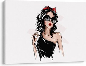 Obraz - Modna kobieta (70x50 cm)