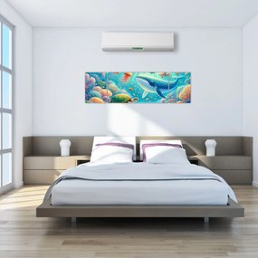 Obraz - Świat pod wodą (170x50 cm)