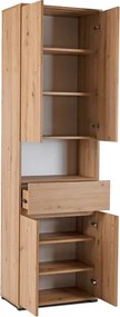 Szafa Słupek MODENA 60 cm Dąb Artisan Do Przedpokoju