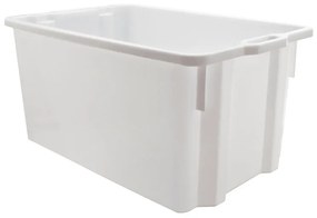 Skrzynka biała sztaplowalno-gniazdowa, 720 x 470 x 360 mm
