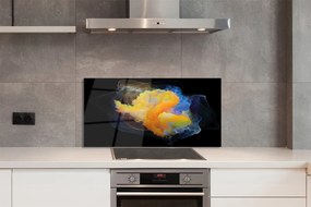 Panel szklany do Kuchni Feeria Kolorowych Fraktali