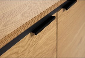 Komoda w dekorze dębu w naturalnym kolorze 104,5x80x45 cm Cesura – Unique Furniture