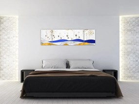 Obraz - Złote Góry (170x50 cm)