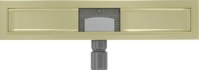 Mexen Flat korpus do odpływu liniowego 60 cm, złoty szczotkowany - 1A15060