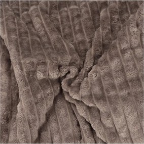 Koc Kostka 130x170cm Grafitowy Miękki Ciepły Wytłaczany do Domu na łóżko