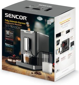 Sencor SCE 9200CH ekspres ciśnieniowy, srebrny