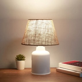 Lampa stołowa z kloszem z juty (wysokość 31 cm) Eren – Opviq lights