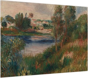 Obraz - Auguste Renoir, Landscape at Vetheuil, reprodukcje (70x50 cm)