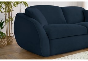 Ciemnoniebieska rozkładana sofa 235 cm Cezanne – Bobochic Paris