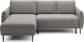 Narożnik BONO z funkcją spania Drewniane nóżki Eleganckie podłokietniki Głębokie siedzisko Lewa strona Barrel 90