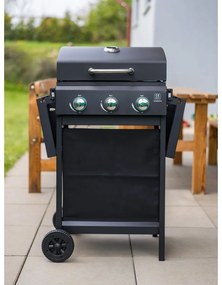 Happy Green grill gazowy Hammond 3 palniki, 101,6x 106 x 53 cm