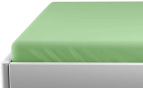 PrzytulneMieszkanie.pl Prześcieradło nieprzemakalne JERSEY 70x140 cm zielone