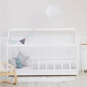 Łóżko dziecięce 90x200 cm białe