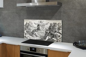 Szklany Panel Biblijne Nauczanie Jezusa