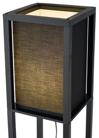 Nowoczesna lampa podłogowa czarna - Stojan Nowoczesny Oswietlenie wewnetrzne