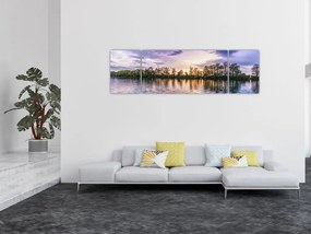 Obraz jeziora (170x50 cm)