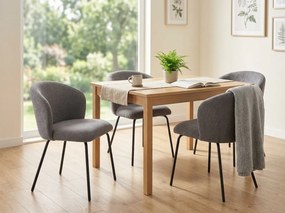 Krzesło do jadalni KEVIN VARDO szare