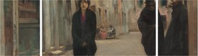 Obraz - John Singer Sargent, Street in Venice, reprodukcje (170x50 cm)
