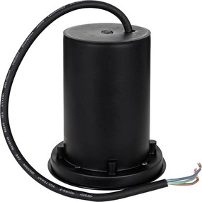 Zestaw 6 nowoczesnych zewnętrznych reflektorów naziemnych czarnych 35 mm regulowanych IP65 - Delux