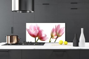 Szkło do Kuchni na Ścianę Kwiatowy Akcent Wnętrza