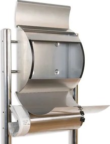 Skrzynka na listy stojąca ze stali nierdzewnej