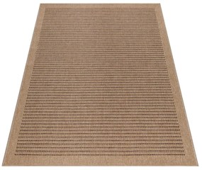 Dywan uniwersalny Pasy beżowo-antracytowy 280 cm x 370 cm