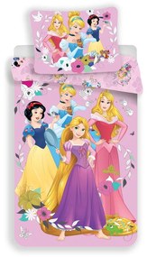 Bawełniana dziecięca pościel jednoosobowa 140x200 cm Princess – Jerry Fabrics