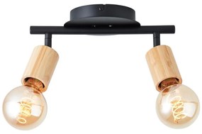 Brilliant - Oświetlenie punktowe TIFFANY 2xE27/28W/230V bambus
