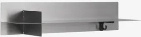 Pack 2 Półek Ściennych Ze Stali Nierdzewnej Nolvia ↔︎ 90 Cm - Sklum