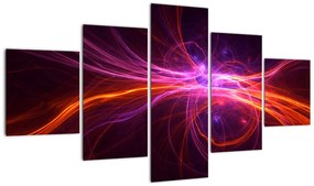 Obraz nowoczesnej abstrakcji (125x70 cm)