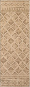 Dywan uniwersalny MIRA Romby Beżowo Brązowe 80 cm x 250 cm