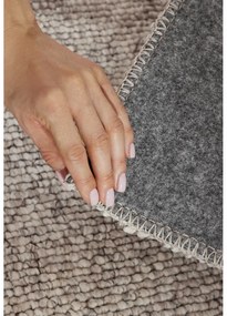 Szarokremowy dywan odpowiedni do prania 160x230 cm Rocco Dark Cream – Elle Decoration
