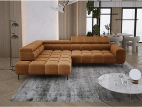 Narożnik PLAZA L Lewostronny w tkaninie EDEN 10 WERSAL