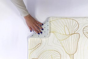 Dywanik łazienkowy Dywanik łazienkowy Linie Kwiaty