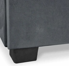 Wersalka z Funkcją Spania PIANO Rozkładana Dwuosobowa Szara do Salonu