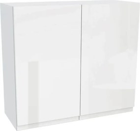 Zestaw Mebli Kuchennych MODERN 170 cm Biały Połysk Nowoczesny