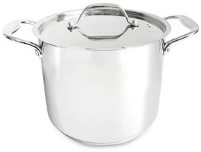 Kitchisimo Garnek ze stali nierdzewnej z pokrywką Chef, 8,6 l, 24 cm