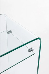 Szklana konsola 35x110 cm Iride – Bizzotto