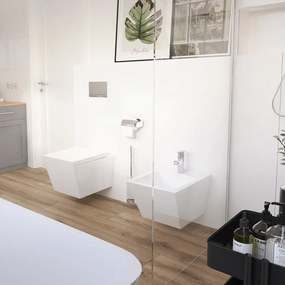 Bateria bidetowa srebrna BARCELONA silver