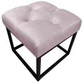 Pufa CHESTERFIELD LOFT ławka podnóżek metal MG55