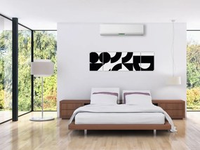 Obraz - Abstrakcja geometryczna N⁰2 (170x50 cm)
