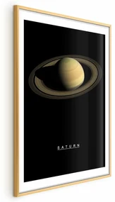Plakat Saturn 60x90 cm z ramą złotą z marginesem ARTGEIST B